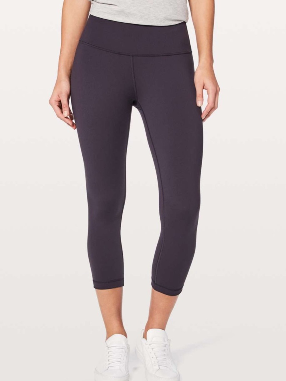 Lululemon Wunder Under Crop Hi-Rise Full-On Luon 21" Leggings Boysenberry